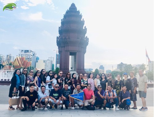 Hình ảnh kỷ niệm đoàn tham quan Campuchia 4-7-2019